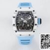 2 85 75a607ff e197 497a 8027 f777ecdc434d Richard Mille RM35-01 1:1 Meilleure édition BBR Bracelet bleu d'usine