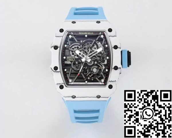 2 85 75a607ff e197 497a 8027 f777ecdc434d Richard Mille RM35-01 1:1 Meilleure édition BBR Bracelet bleu d'usine