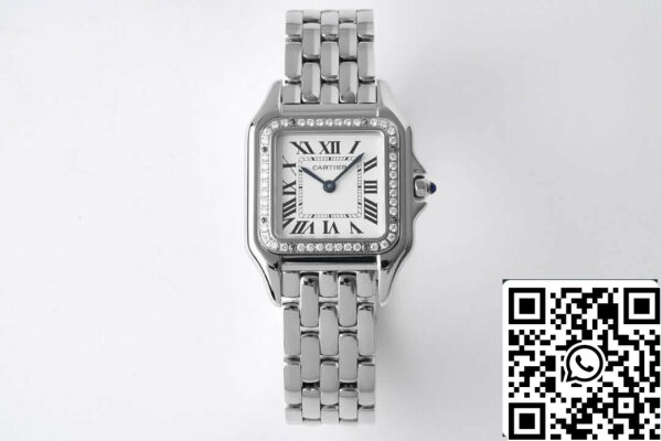 2 86 55990445 4d58 4088 b8c4 d28b021e372a Panthere De Cartier W4PN0008 27MM 1:1 Best Edition BV Factory White Dial