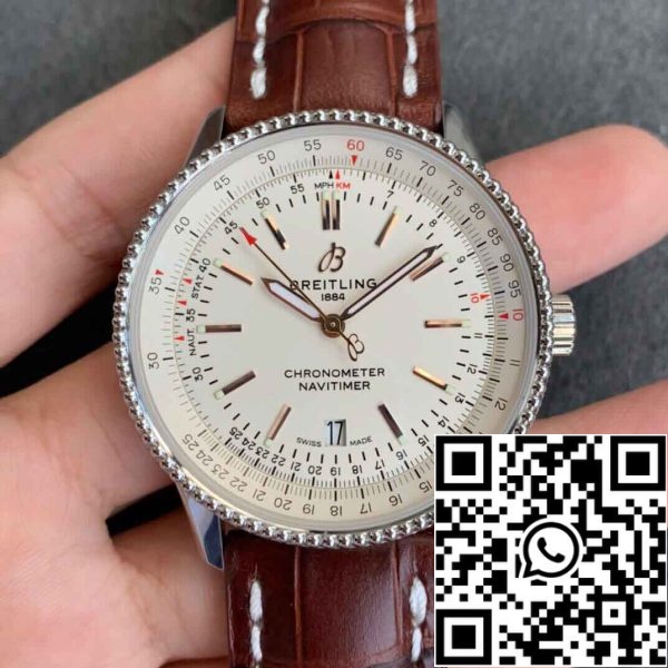 2 86 6829f92f b6c1 4297 b83f e179316f9b4b Breitling Navitimer 1 A17326211G1P2 1:1 Best Edition V7 Factory Silver Dial