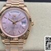 2 87 Rolex Day Date M228235-0005 1:1 Paras painos EW Factory Rose Gold