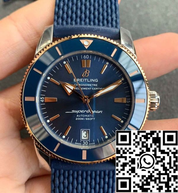 2 87 46765c40 96ca 44a0 b7af d8195178fbbe Breitling Superocean Heritage UB2010161C1S1 1:1 Best Edition GF Factory Quadrante blu