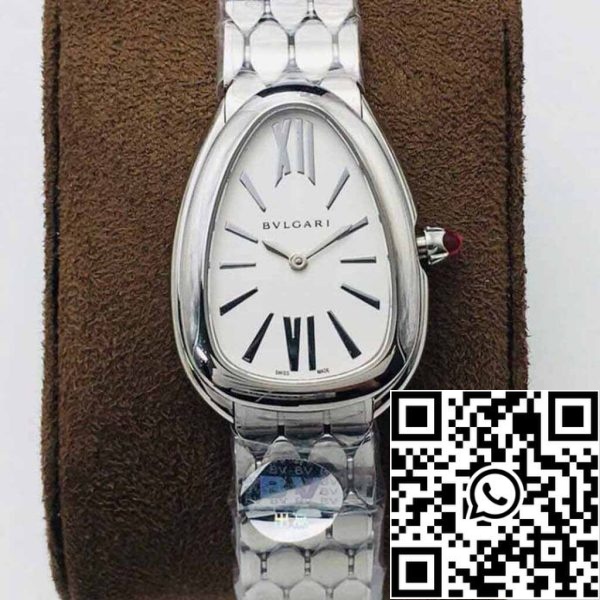 2 88 2b02d719 7c92 4fee af2d e7d67c38b7bd Bvlgari Serpenti 103141 1:1 Best Edition BV Factory Silver Vit Urtavla