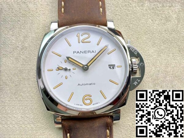 2 88 aa72d6c4 5dc8 4a6f a0cc 2220a710eeca Panerai Luminor PAM01046 1:1 Най-добро издание VS Фабрика бял циферблат