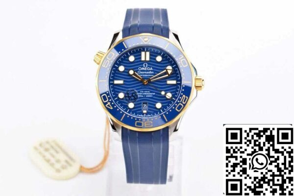 2 89 251fc27f 98bb 436c 898a 9e3dcb302ae5 Omega Seamaster Diver 300M 210.22.42.20.03.001 1:1 Best Edition VS Factory Cinturino in gomma