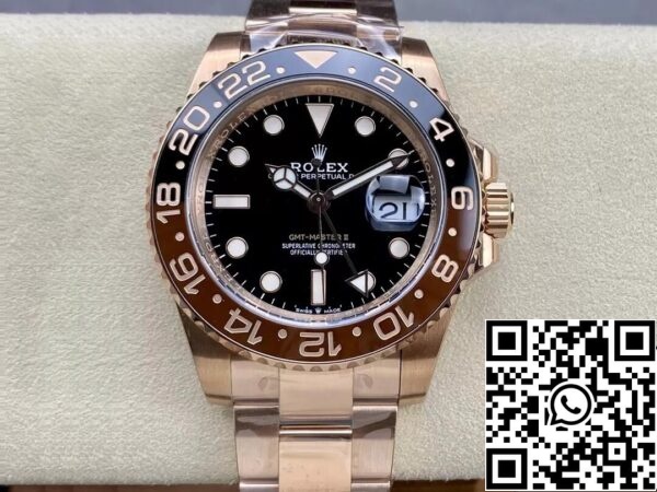 2 8 52ac7862 e693 49fe 9ad1 bc5b0917f75b Rolex GMT Master II M126715CHNR-0001 1:1 Best Edition C+ Factory Black Dial