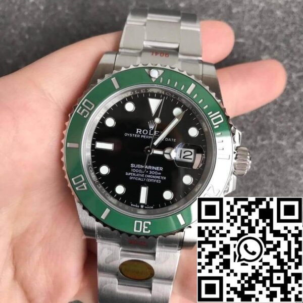 2 8 a46d5512 8fcf 4593 9da8 380061c55f4c Rolex Submariner Date 41mm 126610LV 1:1 Najboljša izdaja NOOB Tovarna Zelena obroba