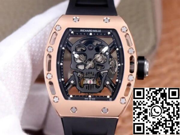 2 8 e4700a9b 494e 4fc6 aee2 c1804d9d8a37 Richard Mille RM52-01 Tourbillon 1:1 Best Edition JB Factory Rose Gold Case