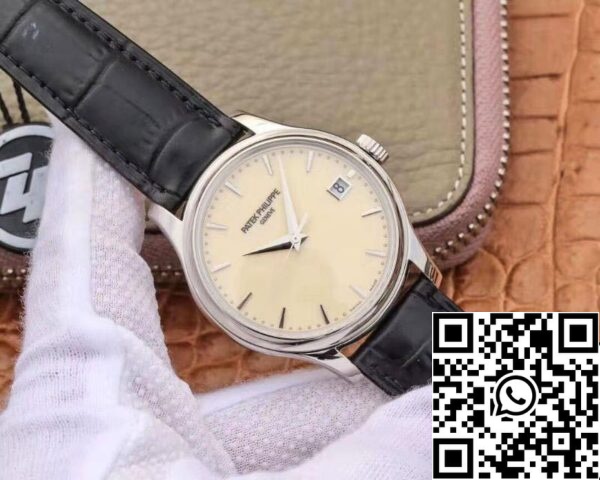 2 90 7ffbddfc 9fe3 4db9 bb8e be2ce3bac3c1 Patek Philippe Calatrava 5227 ZF Factory 1:1 Best Edition Weißes Zifferblatt Schweizer Kal.324 SC