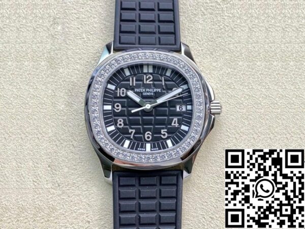 2 94 024283cc f871 4ee6 9a80 b4add5418681 Patek Philippe Aquanaut 5067A-001 Movimiento de cuarzo 1:1 Mejor Edición PPF Fábrica Esfera Negra