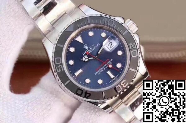 2 97 Rolex Yacht-Master 116622LN EW Factory 1:1 Best Edition Swiss ETA3135 Blå urtavla