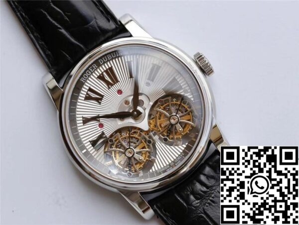 2 97 a1585126 0733 415b b733 94cc60728582 Roger Dubuis Hommage RDDBHO0562 1:1 Best Edition JB Factory Silver Dial Zwitserse RD100