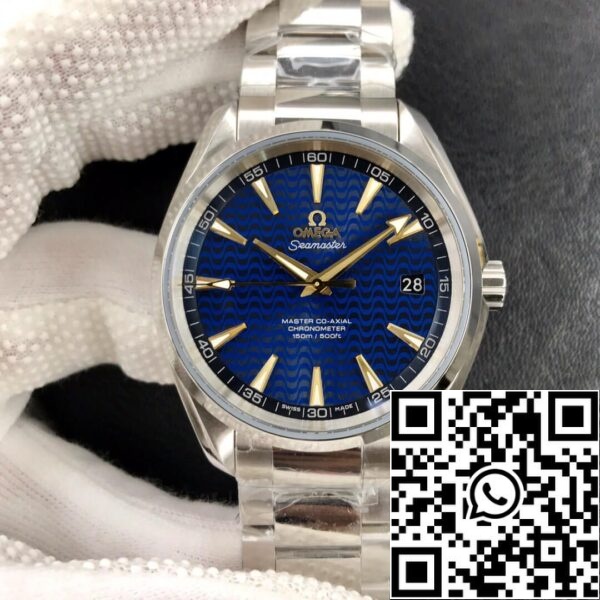 2 97 b9383564 766c 43ee a6c1 37b62416f8d9 Omega Seamaster Aqua Terra 150M 1:1 Best Edition Rio Olympic Special Edition VS Factory Kék számlap