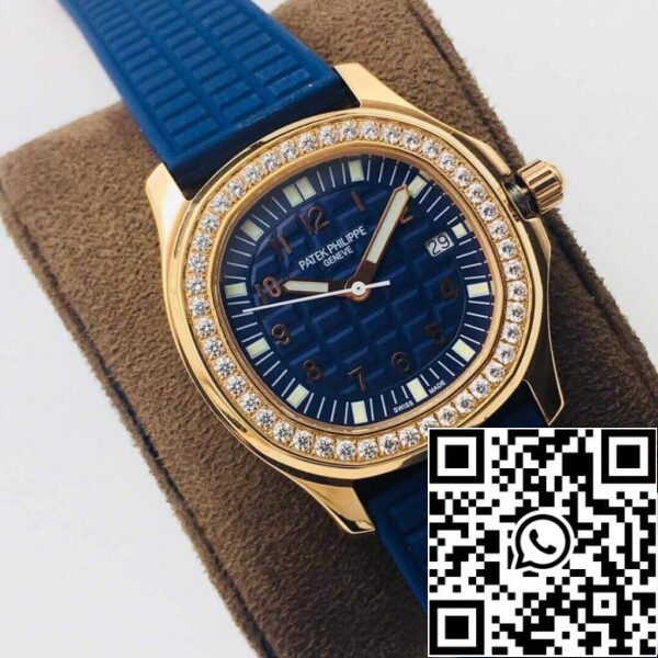 2 97 c060947f 367a 4b9f a19f 7865c165cd05 Patek Philippe Aquanaut 5067A Movimento de Quartzo 1:1 Best Edition PPF Factory Blue Dial