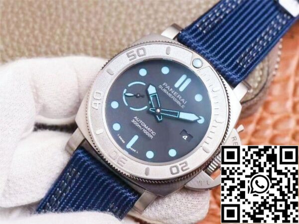 2 98 be7dc728 a019 403d 917c 78f3f0614c9b Panerai Submersible PAM00985 VS Factory 1:1 Best Edition Black Dial Swiss P.9010