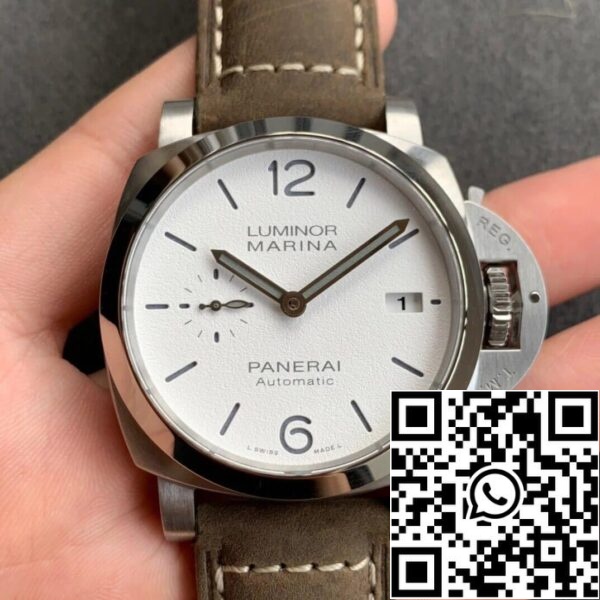 2 9 0152b40f 8c7c 451f 8dc1 46963c02b4ae Panerai Luminor PAM01394 1:1 Best Edition VS Factory White Dial