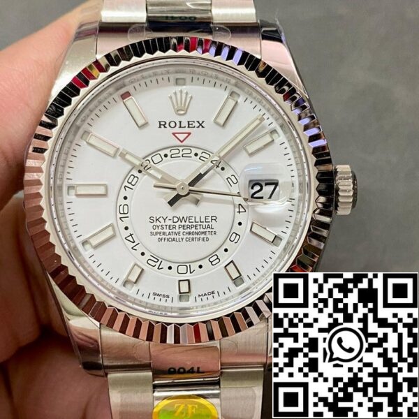 2 9 86c4d1a6 5474 4412 85c0 d161c2aca68d Rolex Sky Dweller M336934-0003 1:1 Best Edition ZF Factory Fehér számlap