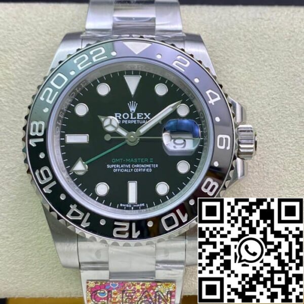 2 141f21e2 b308 4a70 8438 2a1b86770079 Rolex GMT Master II 116710LN-78200 1:1 Best Edition Καθαρή εργοστασιακή μαύρη στεφάνη