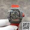 2 47d770d1 c384 494b 9961 3ad64cc09a8c Richard Mille RM35-02 1:1 Best Edition KV Factory Carbon Fiber Red Strap