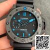 2 72e0407b 3c6f 4297 8483 d9f126b615da Panerai Submersible PAM00960 1:1 Best Edition VS Factory Μαύρο καντράν