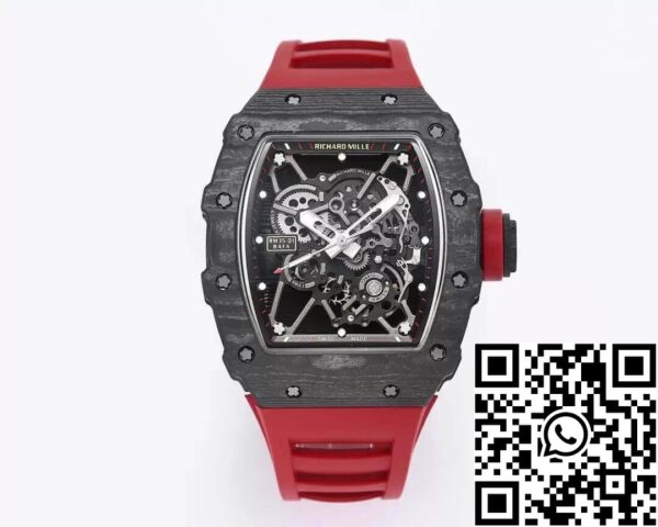 2 ec83ad57 ea43 4d7a 9815 cfb028f96d58 Richard Mille RM35-01 1:1 Meilleure édition BBR Bracelet en caoutchouc d'usine