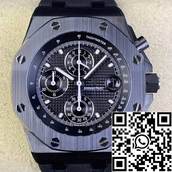 2 fe8aba7d 1393 49b4 9eb3 5cfc4799b4e7 Audemars Piguet Royal Oak Offshore 26238 1:1 Best Edition APF Factory Cinturino in gomma