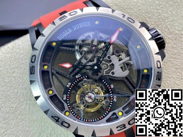 3 100 9118f8ca f277 4732 a232 f4cfb0802d1b Roger Dubuis Excalibur RDDBEX0549 1:1 Mejor Edición BBR Factory Tourbillon Esqueleto Esfera