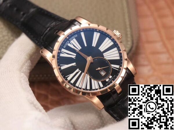 3 105 538138cf b480 44ed 868e ad596ecca006 Roger Dubuis Excalibur DBEX0537 1:1 Best Edition PF Factory Rose Gold Swiss ETA9015