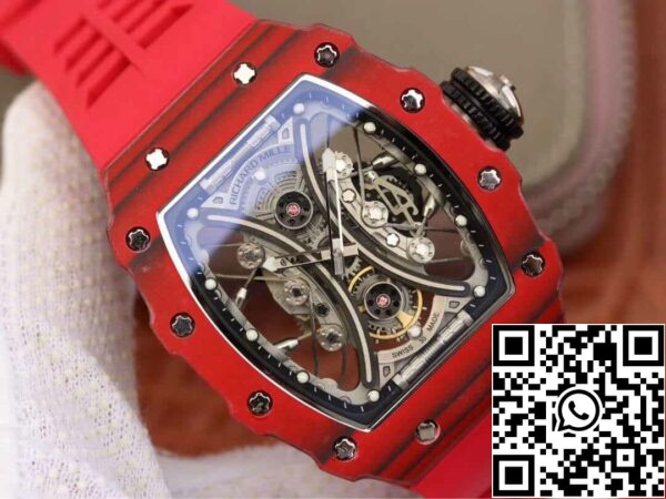 3 106 c31567cd ef26 4d2c 96d0 44da886772d7 Richard Mille RM53-01 1:1 Best Edition KV Factory Red TPT Hiilikuitu