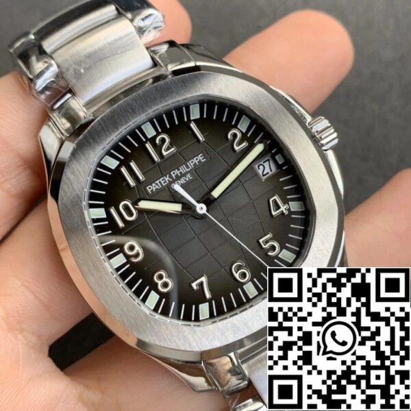 3 10 6e795e02 1b6b 4998 acc6 10e4da7bf1b0 Patek Philippe Aquanaut 5167/1A-001 1:1 Best Edition 3K gyári fekete számlap