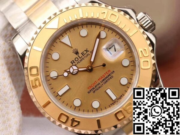 3 10 a6a969ff 0f20 4451 a20f b252b4008e29 Rolex Yacht-Master 16623 1:1 Best Edition Quadrante Oro Svizzero ETA2836 Avvolto in Oro