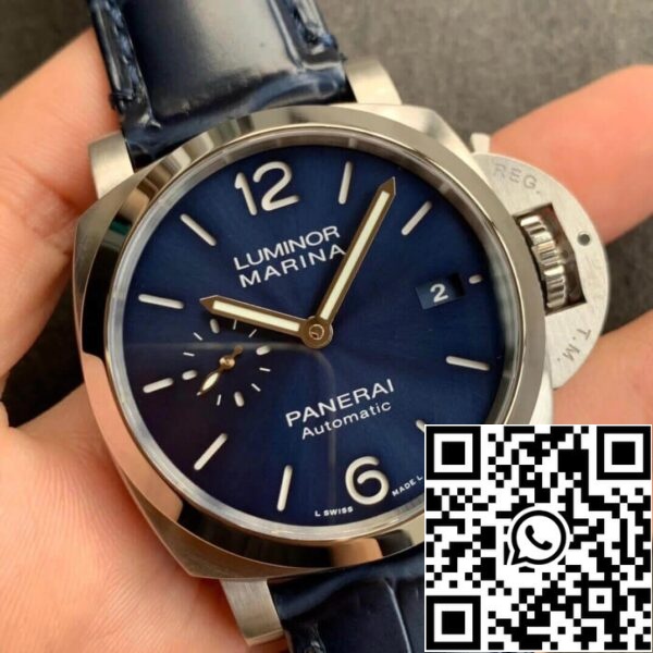 3 10 c05f1b42 d558 4df3 a295 ef6fc712f3c3 Panerai Luminor PAM01393 1:1 Best Edition VS Fabriek Blauwe Wijzerplaat