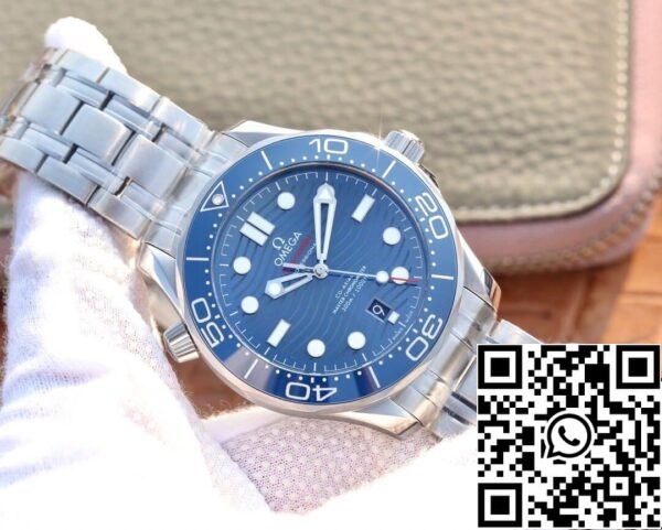 3 10 d183011e b4ae 4135 9008 6cce959069ef Omega Seamaster Diver 300M 210.30.42.20.03.001 1:1 Best Edition VS Fabriek Blauwe Wijzerplaat