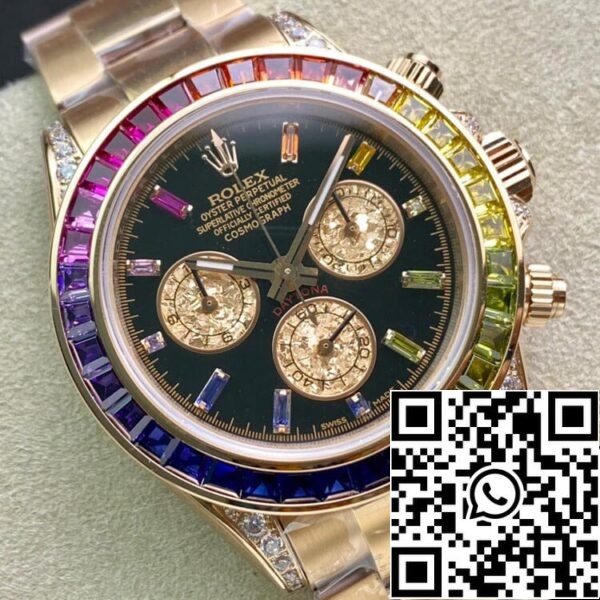 3 10 dee9537f e94d 4ab2 b4c9 6ed962892dfb Rolex Daytona 116595 RBOW 1:1 Najboljša izdaja TW Factory Rose Gold Black Dial