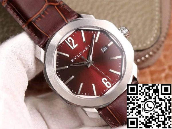 3 10 fdce39fb 18be 4217 a9ab bfbb029d0ee9 Bvlgari Octo 102705 1:1 Best Edition BV Factory Reddish Brown Dial