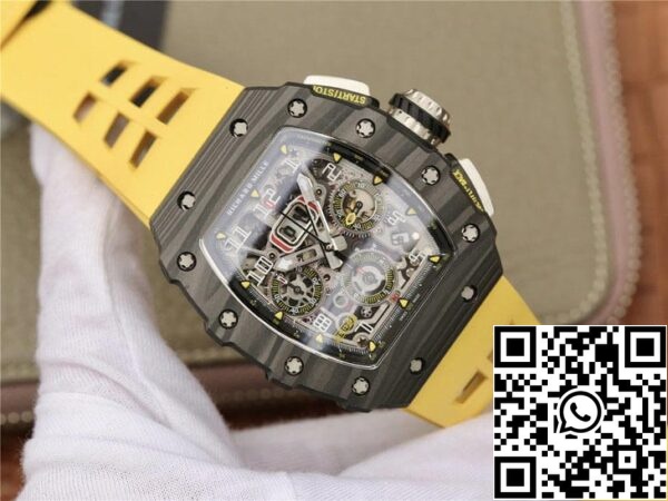 3 1102 Richard Mille RM11-03 1:1 Best Edition KV Factory Fibra de carbono