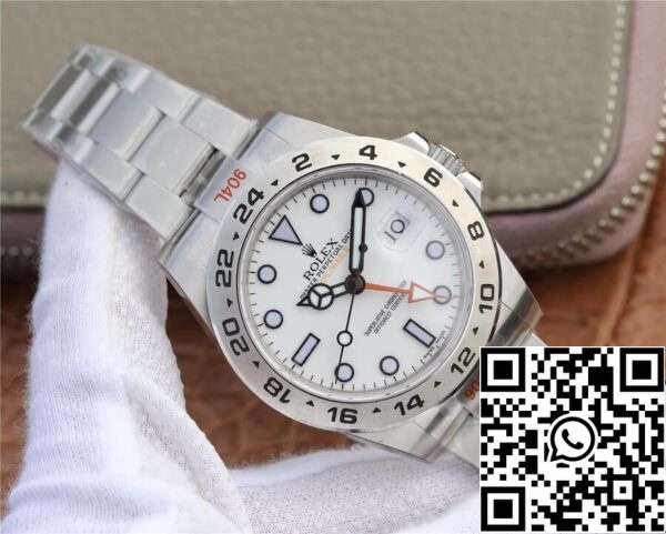 3 110 db256bbf bca9 4fca 91f2 eb946176bdb7 Rolex Explorer M216570-0001 1:1 Best Edition GM Factory V4 White Dial