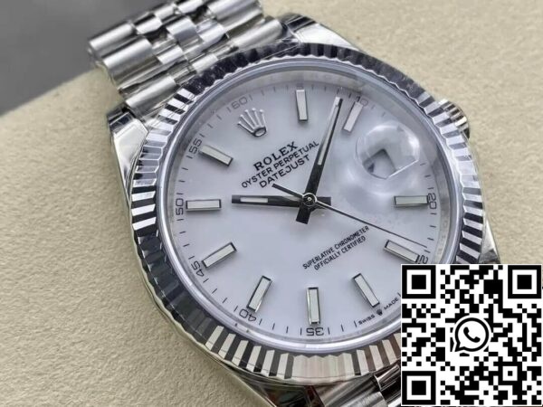 3 111 Rolex Datejust M126334-0010 1:1 Най-добро издание VS Фабрика бял циферблат