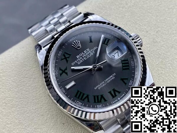 3 114 Rolex Datejust M126234-0045 36MM 1:1 Най-добро издание VS Фабрика сив набиране