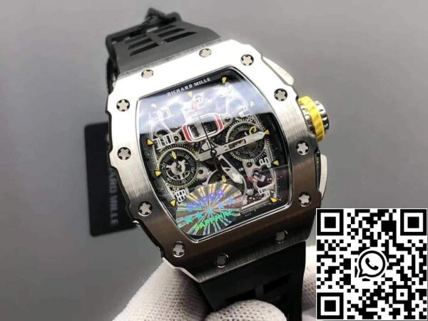 3 116 7b9573ea ffbb 4012 9e77 6b7594468c2f Richard Mille RM11-03 1:1 Best Edition KV Factory Титаниев корпус Каучук