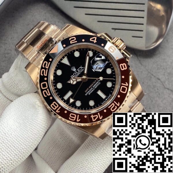 3 117 5bdfba4e b63a 4b6b 9ac1 6b8d9fb3481c Rolex GMT Master II 126715CHNR-0001 1:1 Best Edition GM Factory Rose Gold