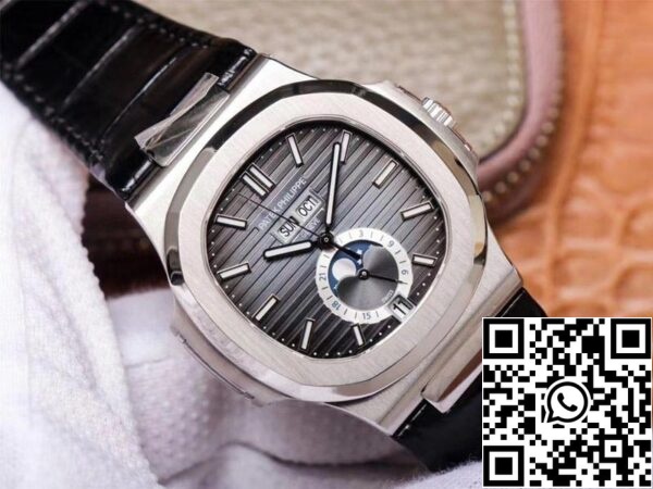 3 118 Patek Philippe Nautilus 5726A-001 1:1 Beste Editie PF Fabriek Zwart Band Zwitsers ETA324