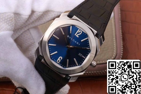 3 11 2e043337 d28d 42c4 a87a 228c75933ac6 Bvlgari Octo 102429 BGO38C3SLD 1:1 Best Edition Cadran bleu foncé