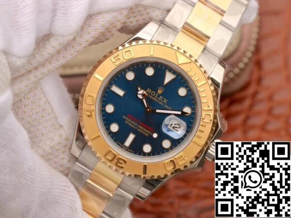 3 11 31208ea8 32f9 4221 aebd 33fbee016090 Rolex Yacht-Master 40mm 16623 1:1 Best Edition Swiss ETA2836 Gold Wrapped Blue Dial