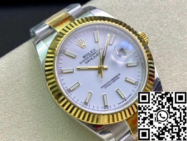 3 11 3abf47bd 8f76 40fe 9105 e2f5f5e0a17b Rolex Datejust M126333-0015 1:1 Best Edition EW Fabriek Witte Wijzerplaat