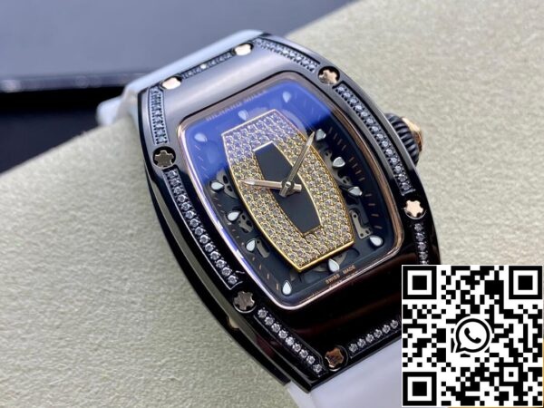 3 120 4c9e1784 a421 4507 889d 486963a33f47 Richard Mille RM 07-01 1:1 Best Edition RM Factory Black Ceramic Case