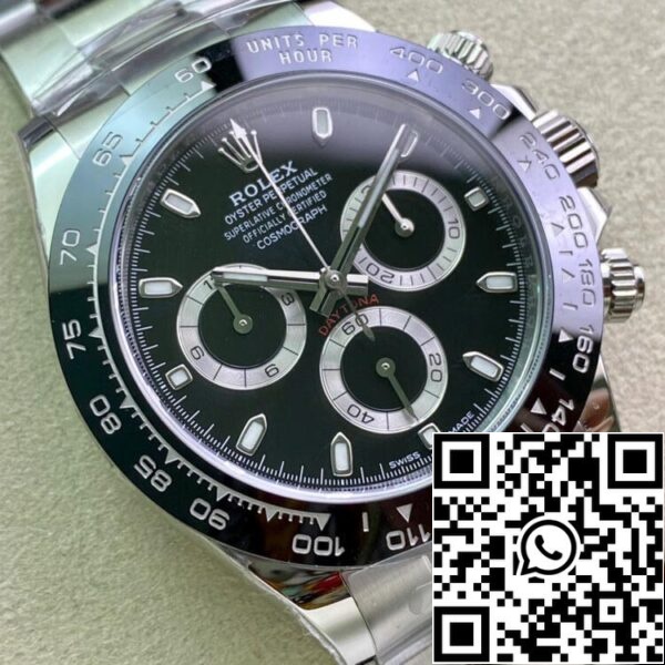 3 121 Rolex Cosmograph Daytona M116500LN-0002 1: 1 Najboljša izdaja Čista tovarna Črna številčnica