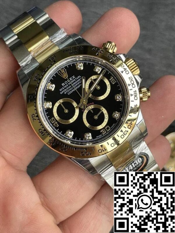 3 124 Rolex Daytona M116503-0011 1:1 Beste Editie BT Fabriek Zwarte Wijzerplaat