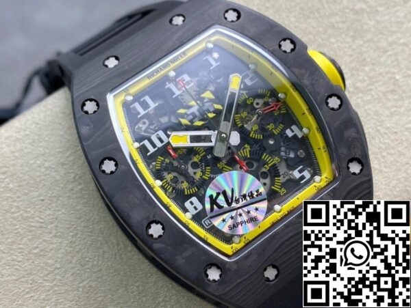 3 125 6924acee d4e6 495a 976b c3ea11411a1c Richard Mille RM-011 1:1 Best Edition KV Factory κίτρινο λουράκι