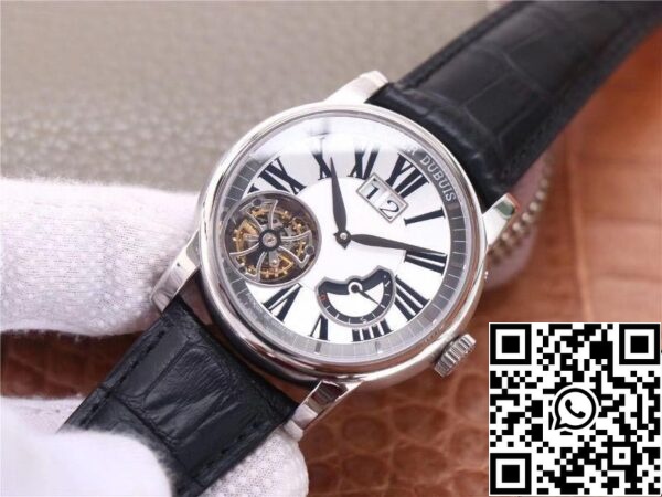 3 126 Roger Dubuis Hommage RDDBHO0568 Tourbillon 1:1 Best Edition JB Factory White Dial Sveitsin RD540